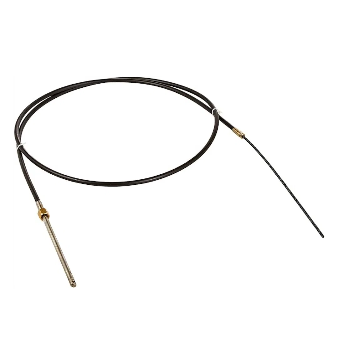 M66X10 – UFLEX USA Boat Steering System Cable, Fits Universal Steering Helm Rotary Design 10 Foot Length Black Stainl...